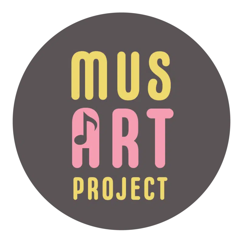 MusArt Project Logo gold sheen